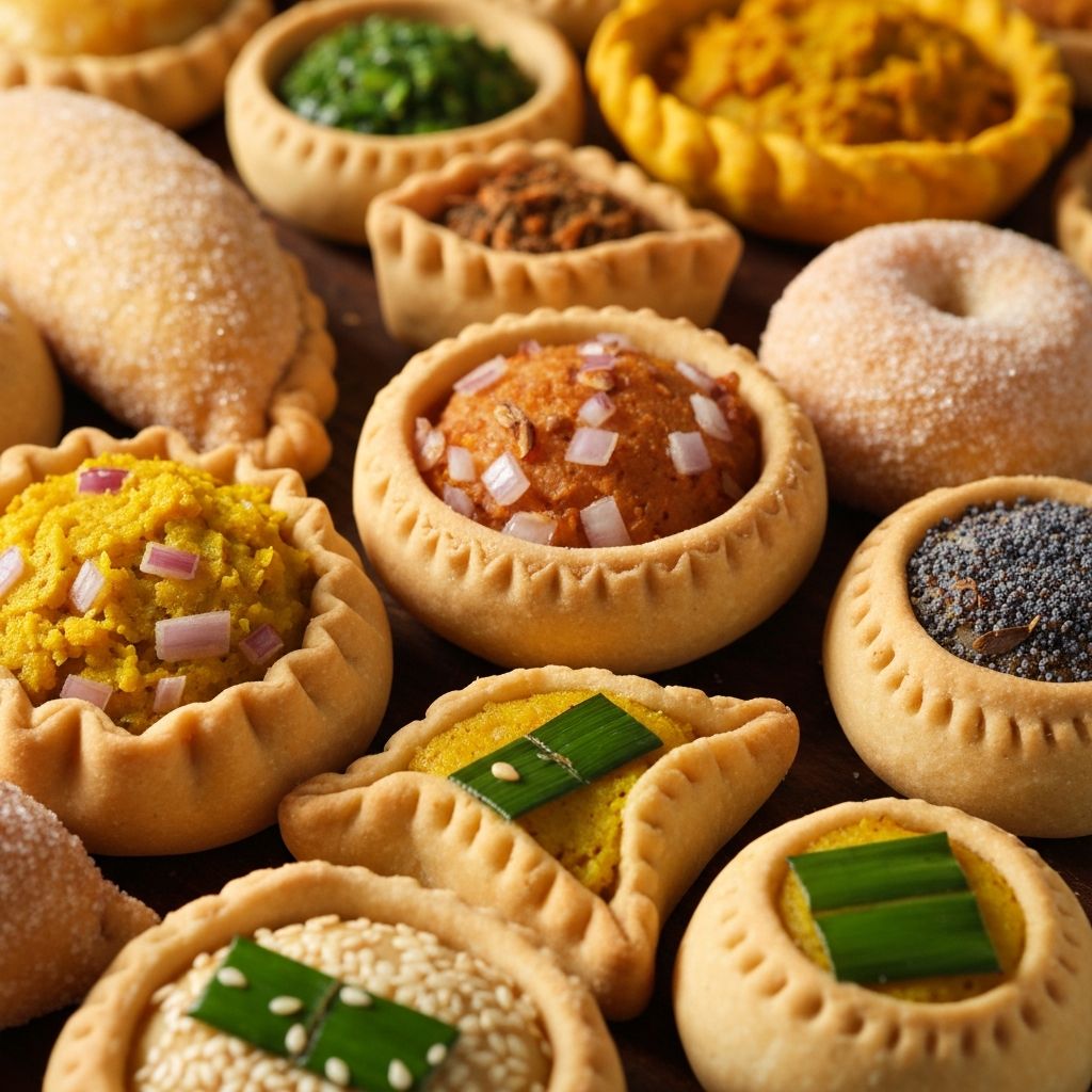 Close-up of our handmade pastries with ingredients