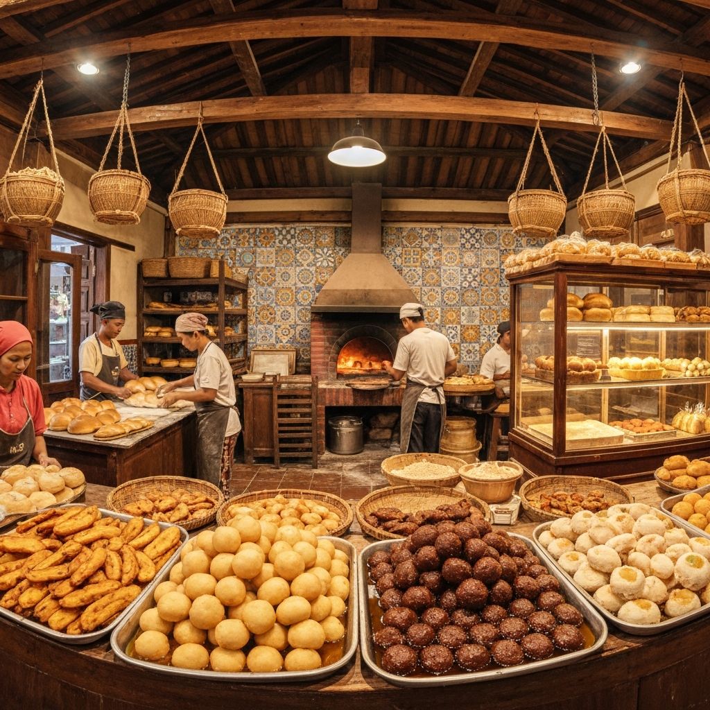 Our bakery showing traditional cooking methods